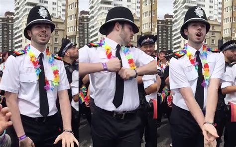 Dancing Cop Goes Viral At Brighton Pride After Serving Sickening