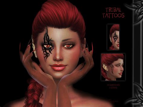 Bindi And Tattoo Makeup Collection The Sims 4 P2 Sims4 Clove Share