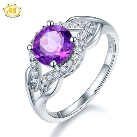 Aliexpress Com Buy Hutang Ct Genuine Purple Amethyst Infinity