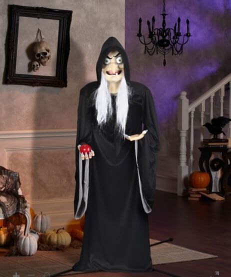 5 Ft Snow White Old Wicked Witch Halloween Animatronics Inside The Magic