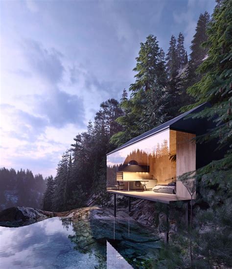 Dreamy Concept Houses In Peaceful Settings Surrounded By Nature6