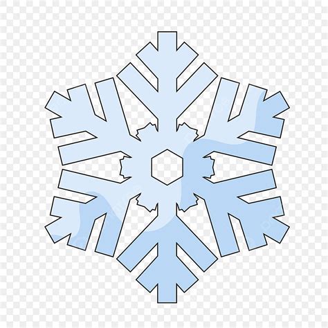 Hexagonal Snowflakes Clipart Png Vector Psd And Clipart With