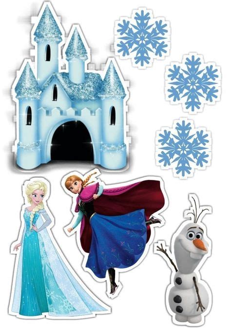 Anna Olaf Y Elsa De Frozen Toppers Para Tartas Tortas Pasteles