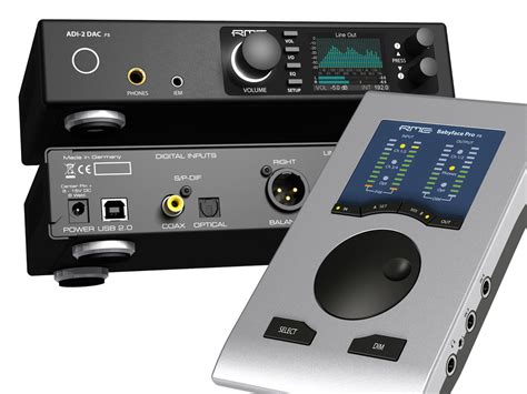 RME Updates ADI 2 DAC And RME Babyface Pro Interface With FS Models