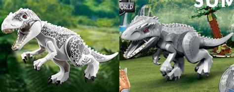 Comparison Of The Lego Indominus Rex 2015 Version And 2020 Version