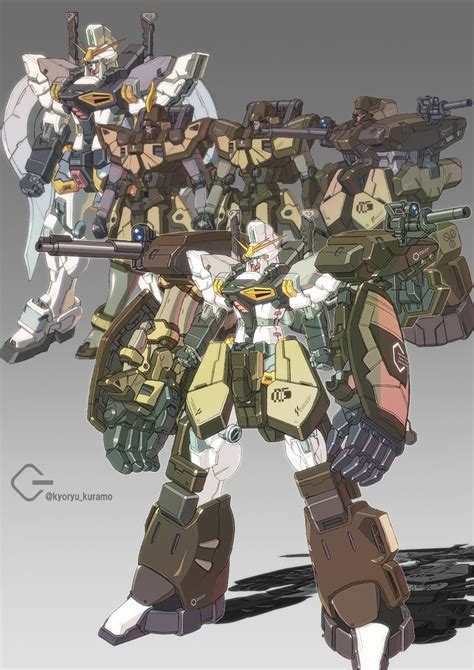 Gundam Sandrock And Maganac Gundam And 1 More Drawn By Kuramochi