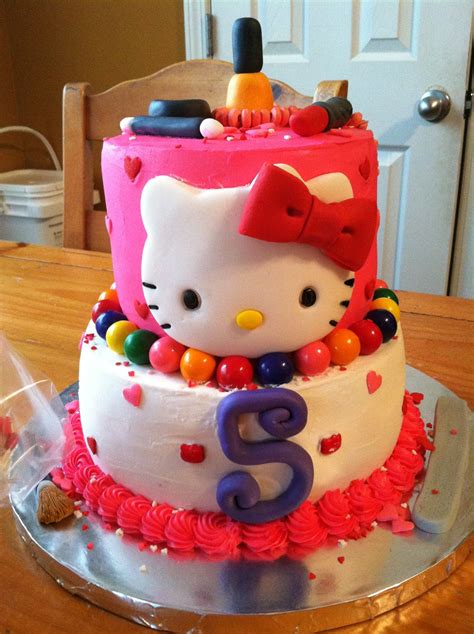 Introducing Hello Kitty Cake For A 5 Year Old Fashionista