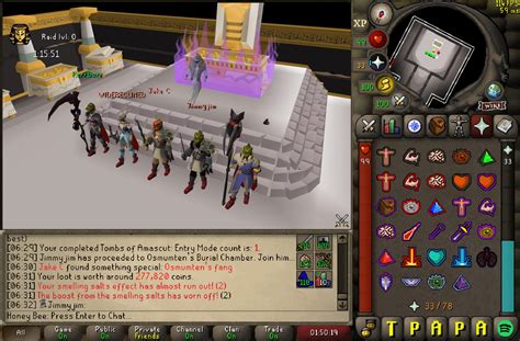 1kc Solo TOA Osmuten's Fang. Lvl 80 raid :) : r/ironscape