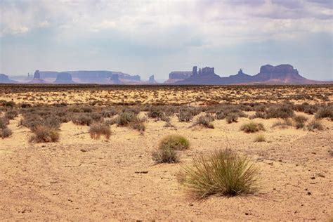 Dust Storm In Monument Valley Stock Photo Image Of Panorama Highway