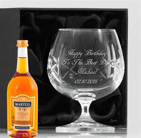 Engraved Crystal Brandy Glass And Brandy T Set Mother Of The Groom