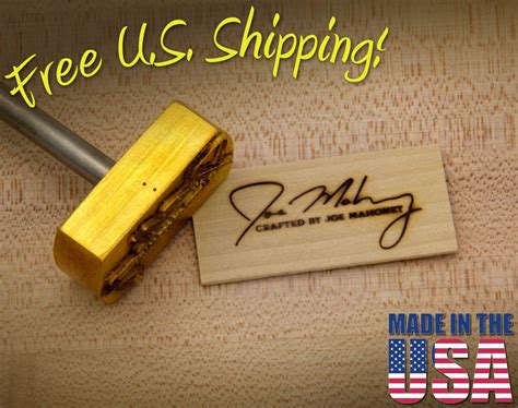 Branding Iron 2in Round Custom Artwork For Wood Or Leather Etsy