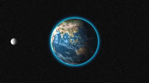 Earth With Orbiting Moon Animation In After Effects