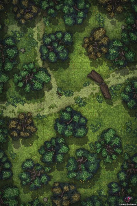 Forest Path Vol 6 Dandd Map For Roll20 And Tabletop Dice Grimorium