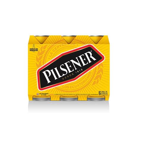 Pack X 6 Uni Pilsener Cerveza Lata 473 Ml Cu