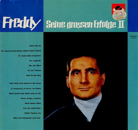 G d nur um dann jeden zu fragen. Herberts Oldiesammlung Secondhand LPs Freddy (Quinn ...
