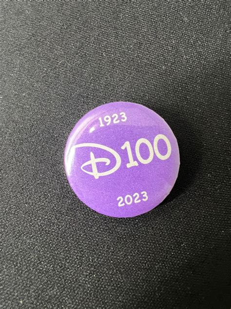 Disney's "100 Years of Wonder" Pin Button sold by Gareth Taylor | SKU