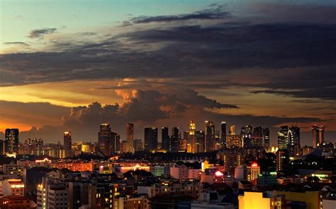Singapore, City, Cityscape, Skyscraper, Clouds Wallpapers HD / Desktop ...