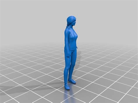 Download Free Stl File Figure Standing Woman • Design To 3d Print ・ Cults