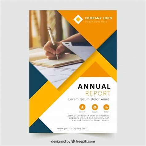 Download Annual Report Design With Photo for free in 2020 | Annual ...