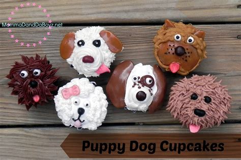 Cats & dogs cupcakes from issue 25. Puppy Dog Cupcakes - Momma D and Da Boyz