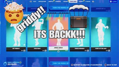 Griddy Is Back In Fortnite And Much More New Stuff Fortnite Youtube