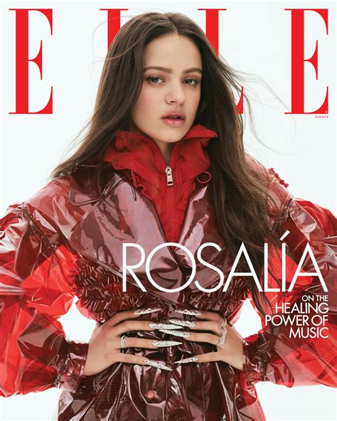 Rosalía Covers Elle Magazine And Talks Grammys Isolating Dolerme And More Tom Lorenzo