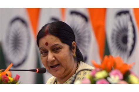 Sushma Swaraj Arrives In Pakistan For 2 Day Visit To Meet Pm Sharif
