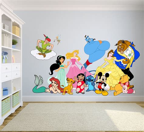 Haus And Garten Princess Ariel Snow White Wall Sticker Decal Nurserykids