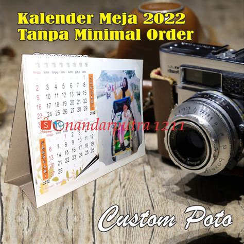 Jual Kalender Meja 2022 Custom Fotokalender Duduksouvenir Kalender