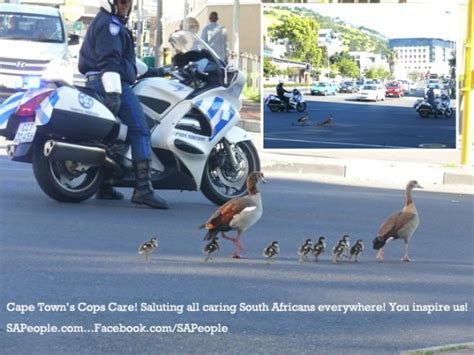 Cape Towns Great Police Escort Sapeople Worldwide South African News
