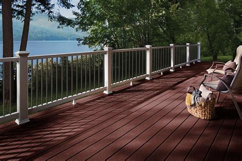 Trex Select Decking Railing Madeira Classic White Lake Forest Trex