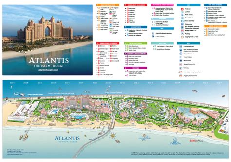 Hotel Map Atlantis The Palm Dubai