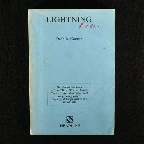 Lightning Dean R Koontz Science Fiction Barnebys