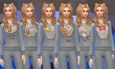Pusheen Sweaters At Mody Wery Sims 4 Sims Sims 4 Update