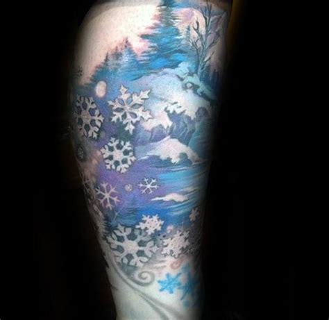 100 Stunning Snowflake Tattoo Designs For Men 2023 Guide