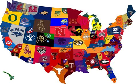 Today, its two campuses are home to 65,000 students. Concepts & Contemplations: College Football Fan Base Map