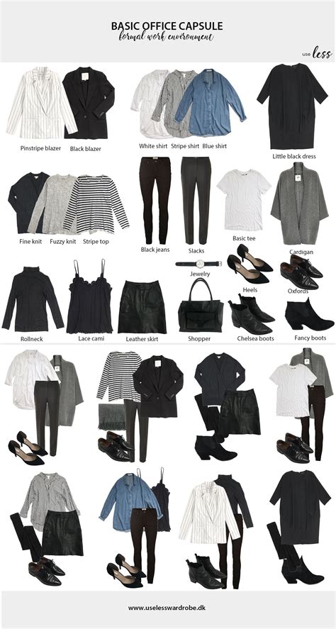How To Dress For Different Work Environments Capsule Wardrobe Work Capsule Outfits Fashion