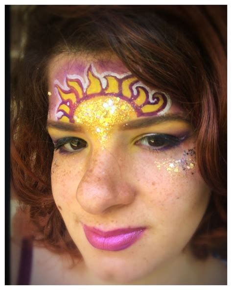 Tangled Face Paint By Lea Holman Face Painting Easy Face Painting Tangled Birthday Party