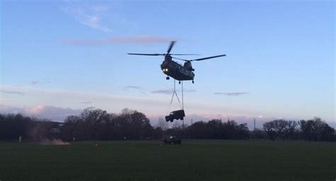Raf Send Chinook Helicopter To Isle Of Wight