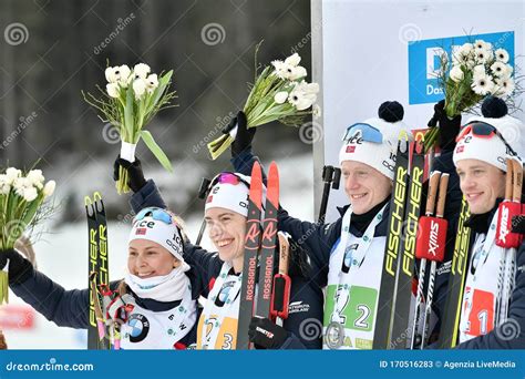 Biathlon Bmw Ibu World Cup Mixed Relay Editorial Stock Photo Image