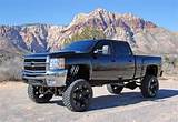 Images of Lifted Trucks With Stacks