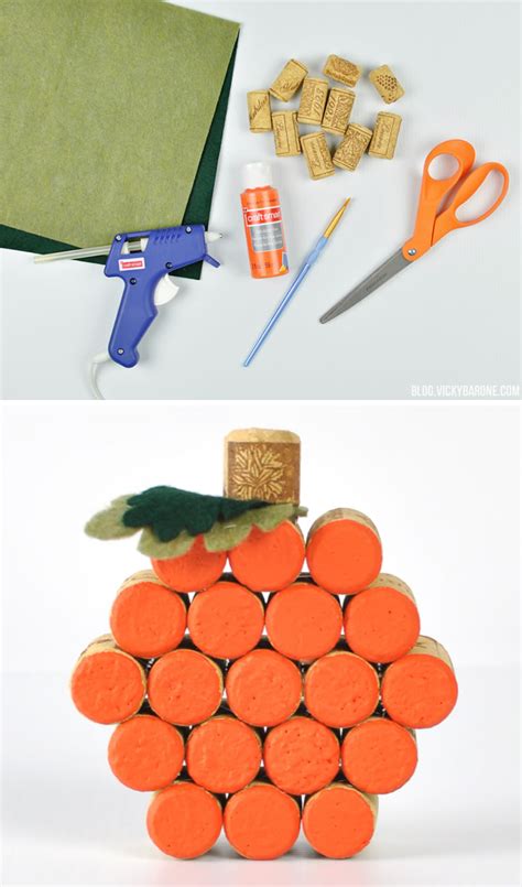 Check spelling or type a new query. DIY Wine Cork Pumpkin - Vicky Barone