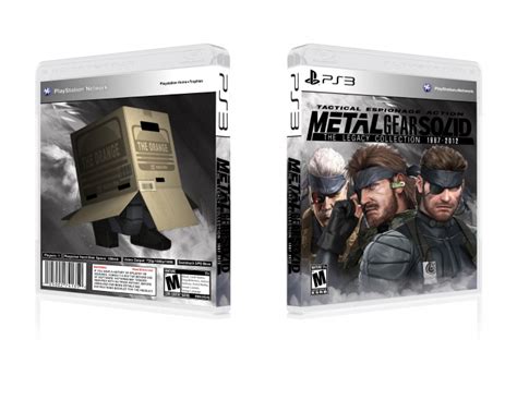 Metal Gear Solid Legacy Collection Playstation 3 Box Art Cover By Dannzgfx
