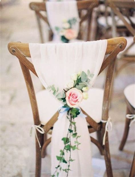 30 Impossibly Pretty Wedding Chair Decorations Chicwedd