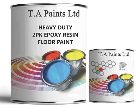 Buy Ta Paints Epoxy Concrete Garage Floor Paint Heavy Duty Two Pack