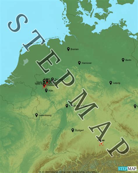 Stepmap Übersicht Landkarte Für Deutschland