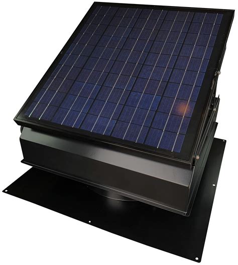 Remington Solar 40 Watt 38v Roof Mount Solar Attic Fan With 110v Smart
