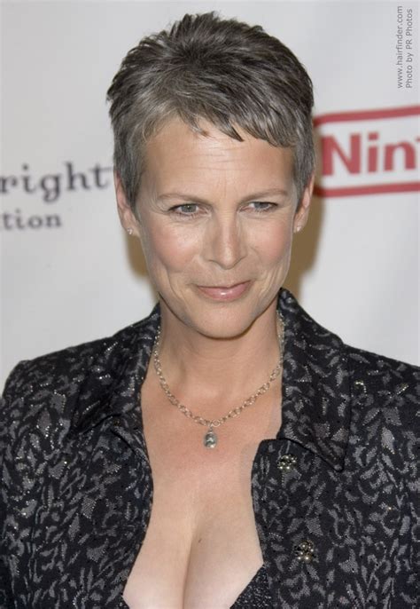Lee curtis hair cut google search hairstyles from jamie lee curtis hairstyles short hair , source:pinterest.co.uk hairdare shorthair short short hairstyles over 50 short hairstyle for grey hair 72 best jamie lee images on pinterest the 17 hottest silver foxes the best hairstyles for women. Jamie Lee Curtis with silver hair | Classy and very short ...