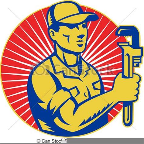 Retro Plumber Clipart Free Images At Vector Clip Art