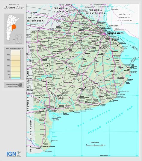 Preguntas frecuentes sobre provincia de buenos aires. Mapa de la provincia de buenos aires